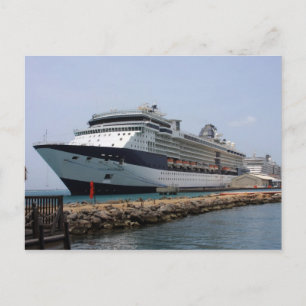 cruiseship postcard