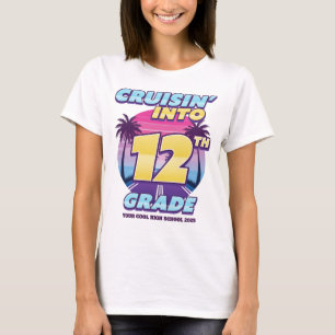 Cruisin’ Back to School 12th Grade Girl's T-Shirt