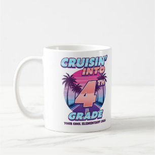 Cruisin’ Back to School 4th Grade Coffee Mug