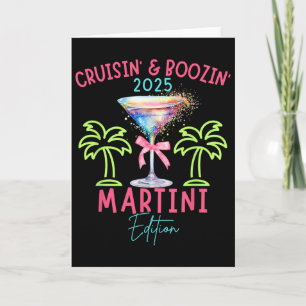 Cruisin Boozin Martini Edition Drinking Cruise 202 Card