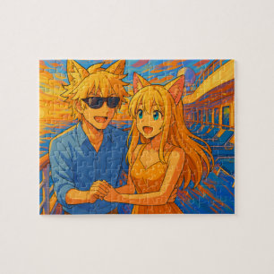 Cruisin Couple Jigsaw Puzzle