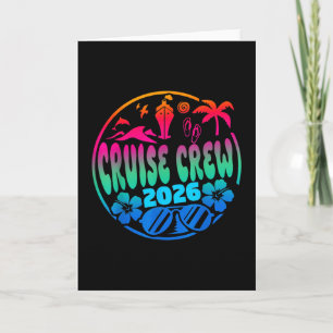 Cruisin Crew 2026 Cruise Family Friends Vacation M Card