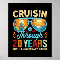 Cruisin Through 20 Years 20th Wedding Anniversary