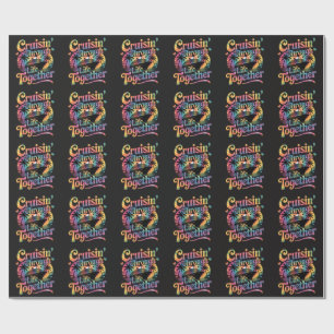 Cruisin Through Life Together Wrapping Paper