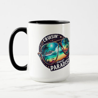 Cruisin' Through Paradise: Tropical Escape Vibes 1 Mug