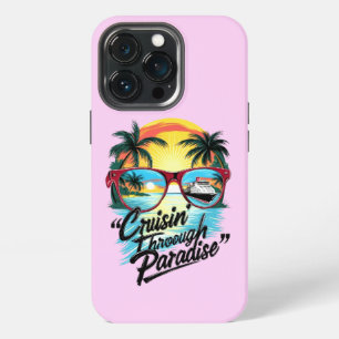 Cruisin’ Through Paradise: Tropical Escape Vibes iPhone 13 Pro Case