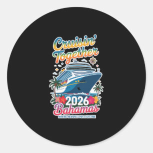 Cruisin Together 2026 Hamas Matching Family Classic Round Sticker