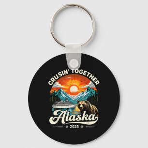 Cruisin Together Alaska 2025 Cruise Family Trip Key Ring