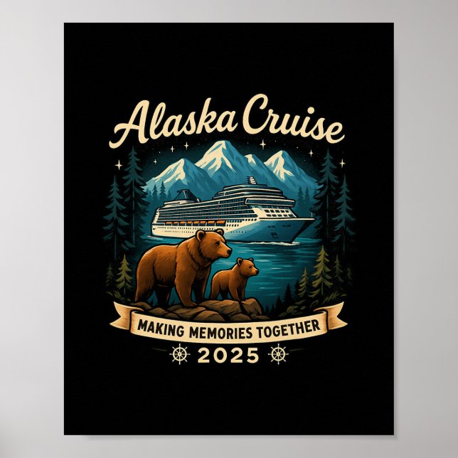 Cruisin Together Alaska 2025 Family Friend Alaska  Poster (Front)