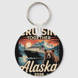 Cruisin Together Alaska 2026 Family Friend Alaska Key Ring