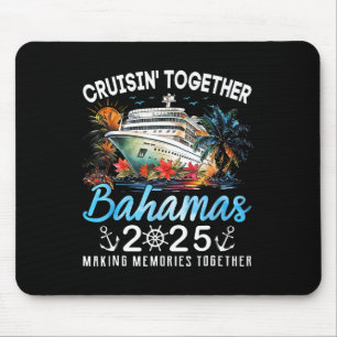 Cruisin' Together Bahamas 2025 Cruise Beach Summer Mouse Pad