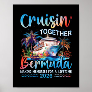 Cruisin' Together Bermuda 2026 Family Vacation Cru Poster