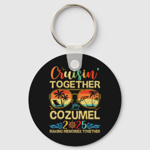 Cruisin Together Cozumel 2025 Matching Group Vacat Key Ring