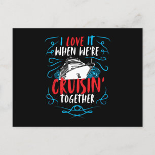 Cruisin Together Cruise Ship Postcard