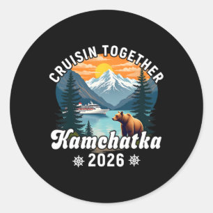 Cruisin Together Kamchatka 2026 Friend Family Russ Classic Round Sticker