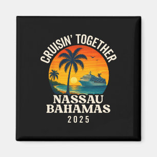 Cruisin' Together Nau Bahamas Group Matching Souve Magnet