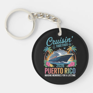 Cruisin' Together Puerto Rico 2026 Key Ring