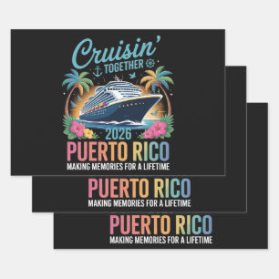 Cruisin' Together Puerto Rico 2026 Wrapping Paper Sheet