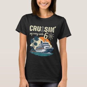 Cruisin way into 60 funny 60th birthday cruise T-Shirt
