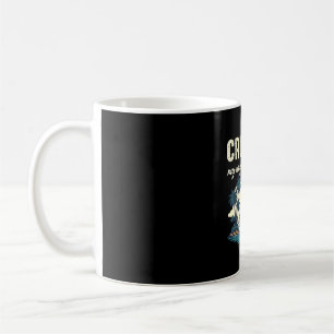 Cruisin way into 80 funny 80th birthday cruise coffee mug