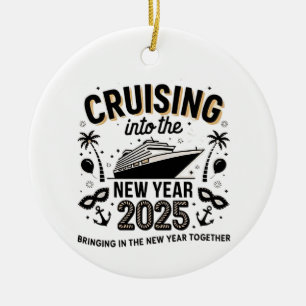 Cruising 2025 Making Memories Together Family Ceramic Ornament