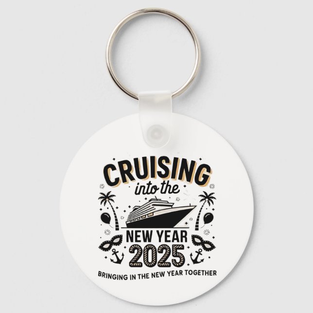 Cruising 2025 Making Memories Together Family  Key Ring (Front)