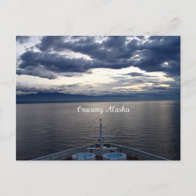 Cruising Alaska Postcard (Front)