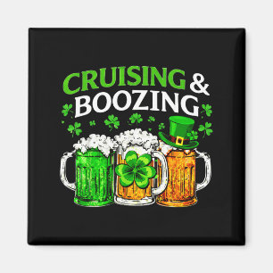 Cruising boozing irish drinking st patricks day magnet