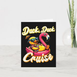 Cruising Ducks Duck Duck Cruise Family Vacation Ru Card