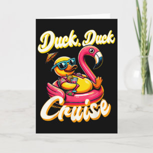 Cruising Ducks Duck Duck Cruise Family Vacation Ru Card