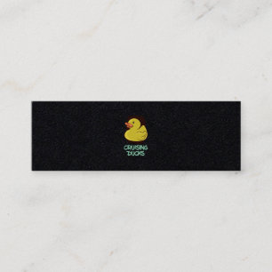 Cruising Ducks Fun Travel Mini Business Card