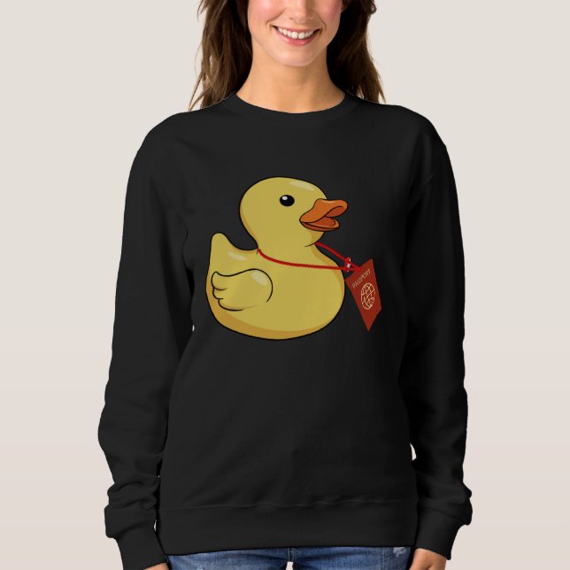 Cruising Hiding Finding Rubber Ducks Passport Scav Sweatshirt (Front)
