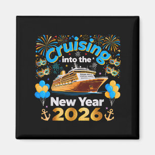 Cruising Into 2026 New Year’s Eve Cruise Vacation  Magnet