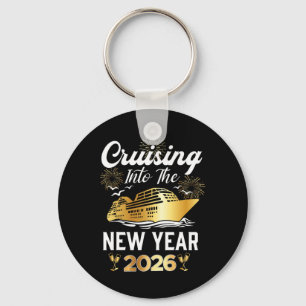 Cruising Into 2026 New Years Eve Cruise Vacation M Key Ring
