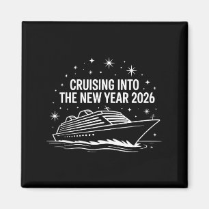 Cruising Into 2026 New Years Eve Family Matching H Magnet