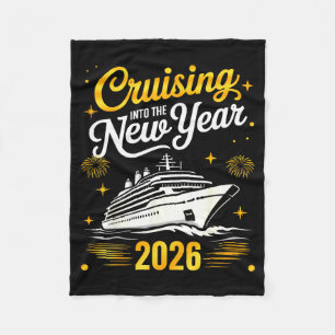 Cruising Into 2026 New Years Eve Matching Family C Fleece Blanket