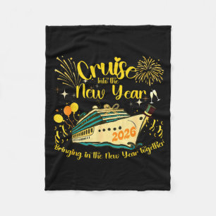 Cruising Into 2026 New Years Eve Party Favors Fami Fleece Blanket