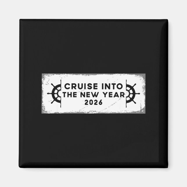 Cruising Into 2026 New Years Eve Party Favors Fami Magnet (Front)