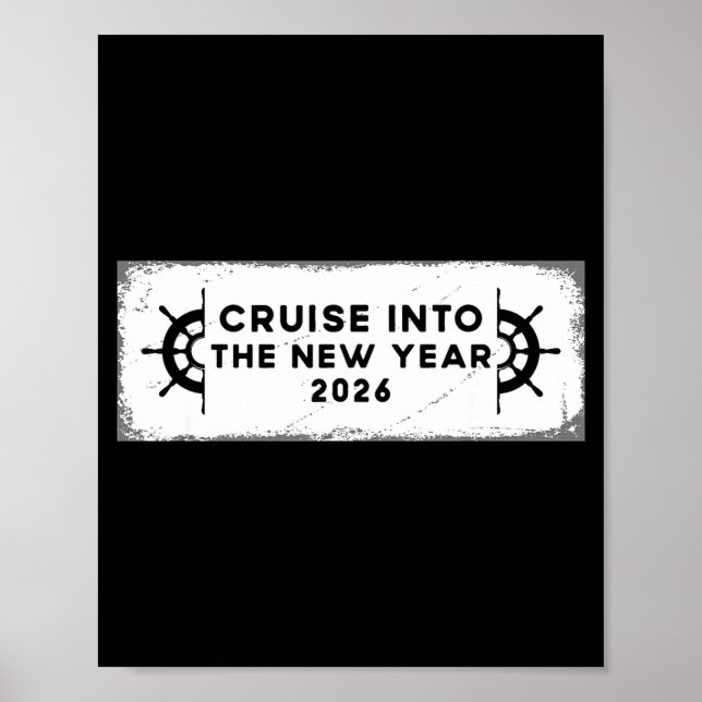 Cruising Into 2026 New Years Eve Party Favors Fami Poster (Front)
