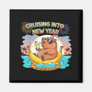 Cruising Into 2026 New Years Eve Party Matching Fa Magnet