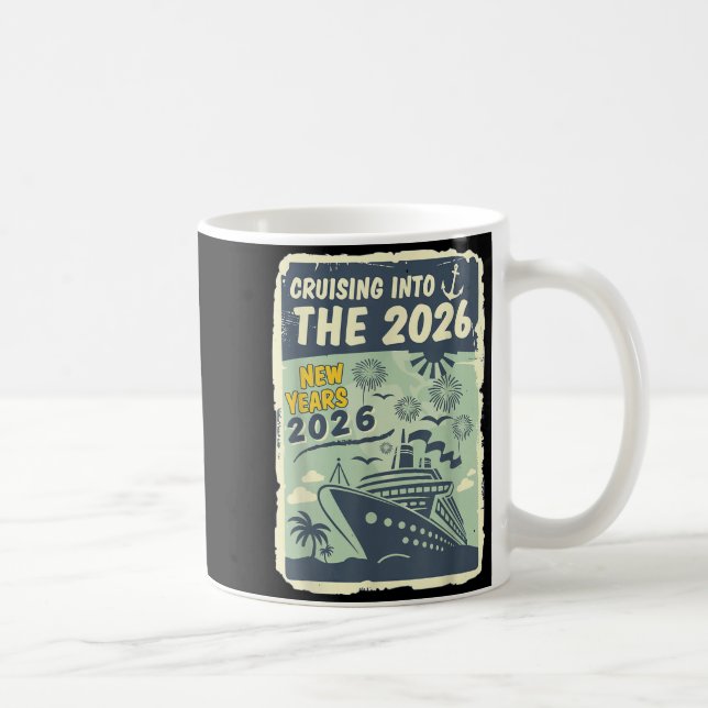 Cruising Into 2026 New Years With Family Friends E Coffee Mug (Right)