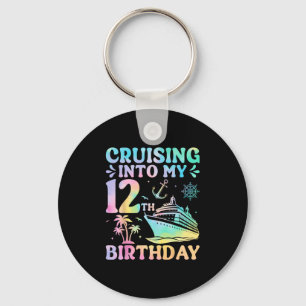 Cruising Into My 12th Birthday Cruise Vacation Oce Key Ring