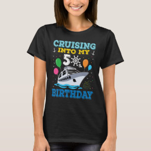 Cruising Into My 50th Birthday Party Cruise Squad  T-Shirt