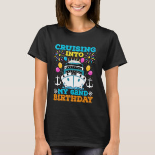 Cruising Into My 62nd Birthday Party, Cruise Theme T-Shirt