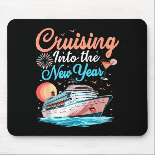 Cruising Into New Years Eve Party Countdown Happy  Mouse Pad