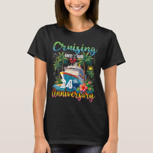 Cruising Into Our 24th Anniversary Trip 24 Years M T-Shirt