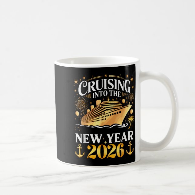 Cruising Into The 2026 New Years Eve Party Family  Coffee Mug (Right)