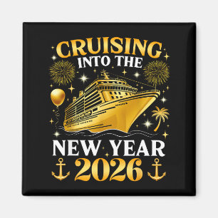 Cruising Into The 2026 New Years Eve Party Family  Magnet