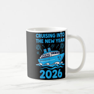 Cruising Into The New Year 2026 Celebration Coffee Mug