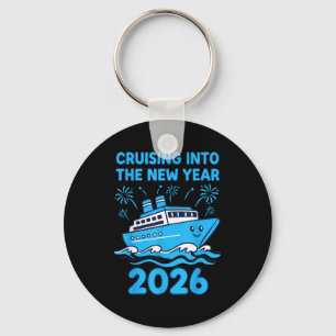 Cruising Into The New Year 2026 Celebration  Key Ring